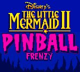 Little Mermaid II, The - Pinball Frenzy (Europe) (En,Fr,De,Es,It) Title Screen